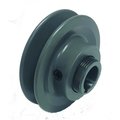 B B Manufacturing Finished Bore 1 Groove V-Belt Pulley 3.15 inch OD 1VL34x1/2